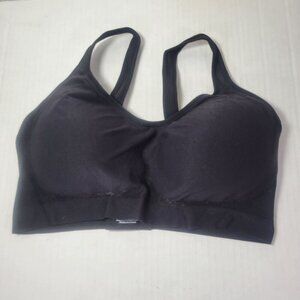 Truekind Black Daily Comfort Wire Free Shaper Bra #10022 Size XL